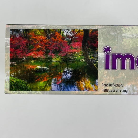 Images Pond Reflections 1000 pc Jigsaw Puzzle autumn fall woods landscape NEW - Picture 8 of 8